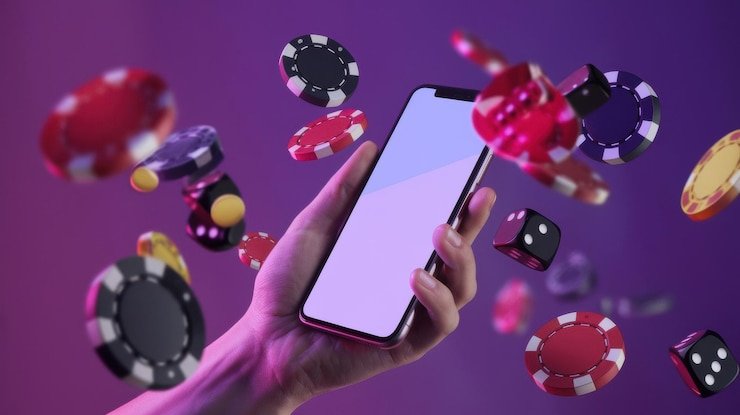 Mobile app interface showing sports and casino tabs